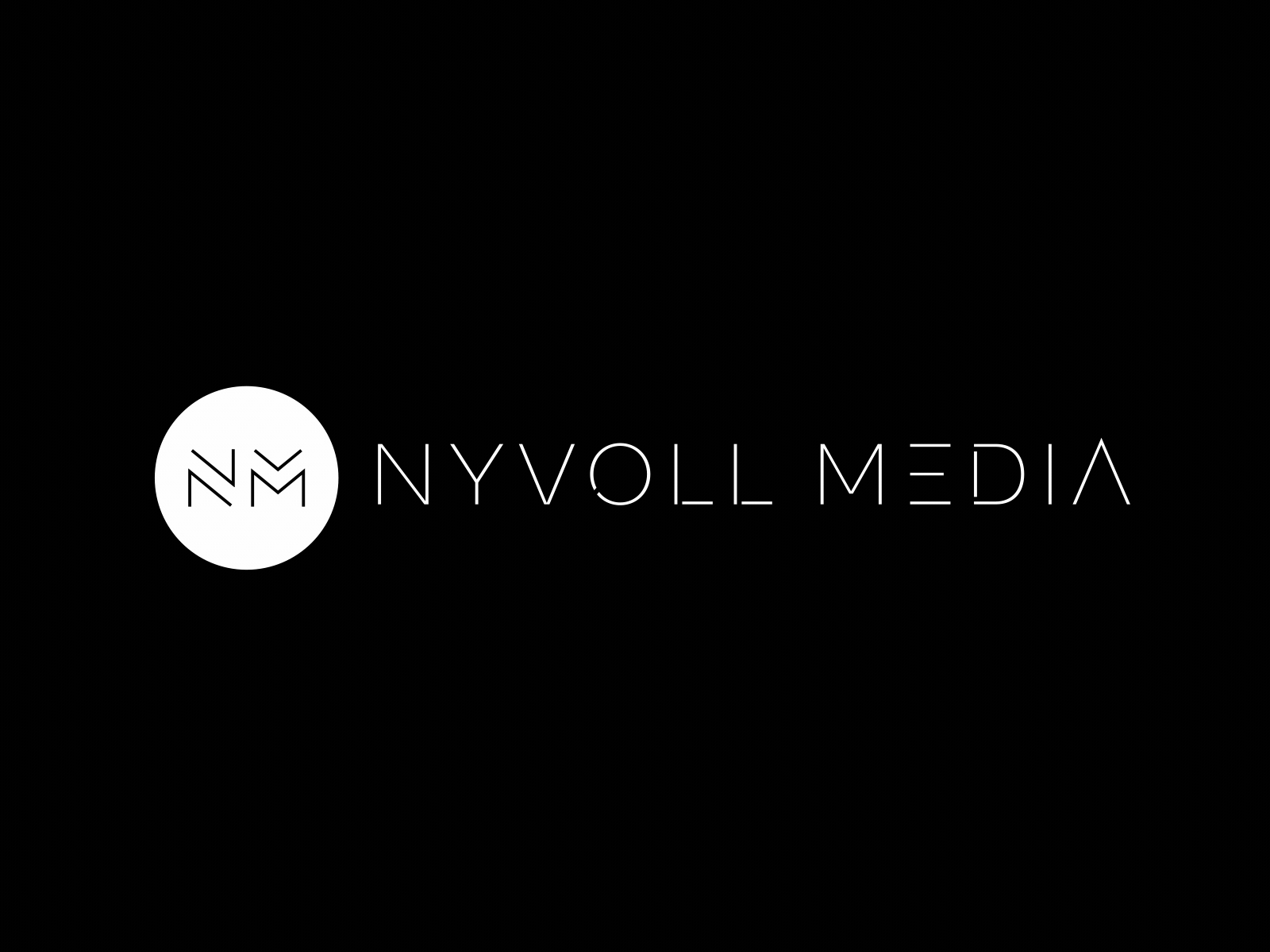 Nyvolle Media Logo Animation after effects animation animation 2d animation after effects animation design logo animation logo animations