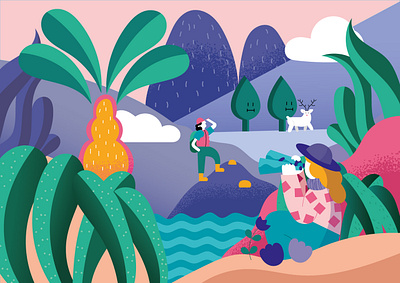 TAKE A LOOK art design digitalart illustration vector vectorart