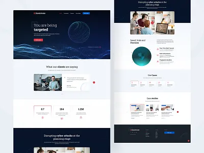 Brandefender - Cyber Security Website 2022 clean cloud security creative cyber security cyber security website design minimal password privacy responsive security tool style guide template trendy ui uiux ux ux design website