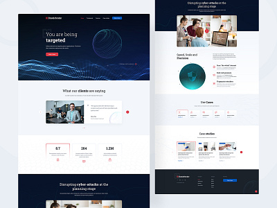 Brandefender - Cyber Security Website 2022 clean cloud security creative cyber security cyber security website design minimal password privacy responsive security tool style guide template trendy ui uiux ux ux design website