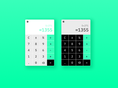 Daily UI 004 calculator dailyui graphic design numbers ui