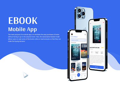 Ebook App app concept app design branding design illustration logo ui ui design ux ux design