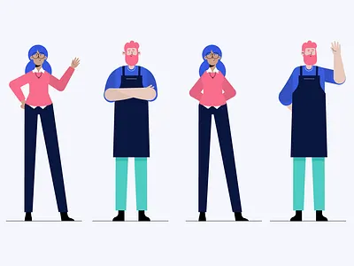 Mobiz 2d character character animation character design design illustration