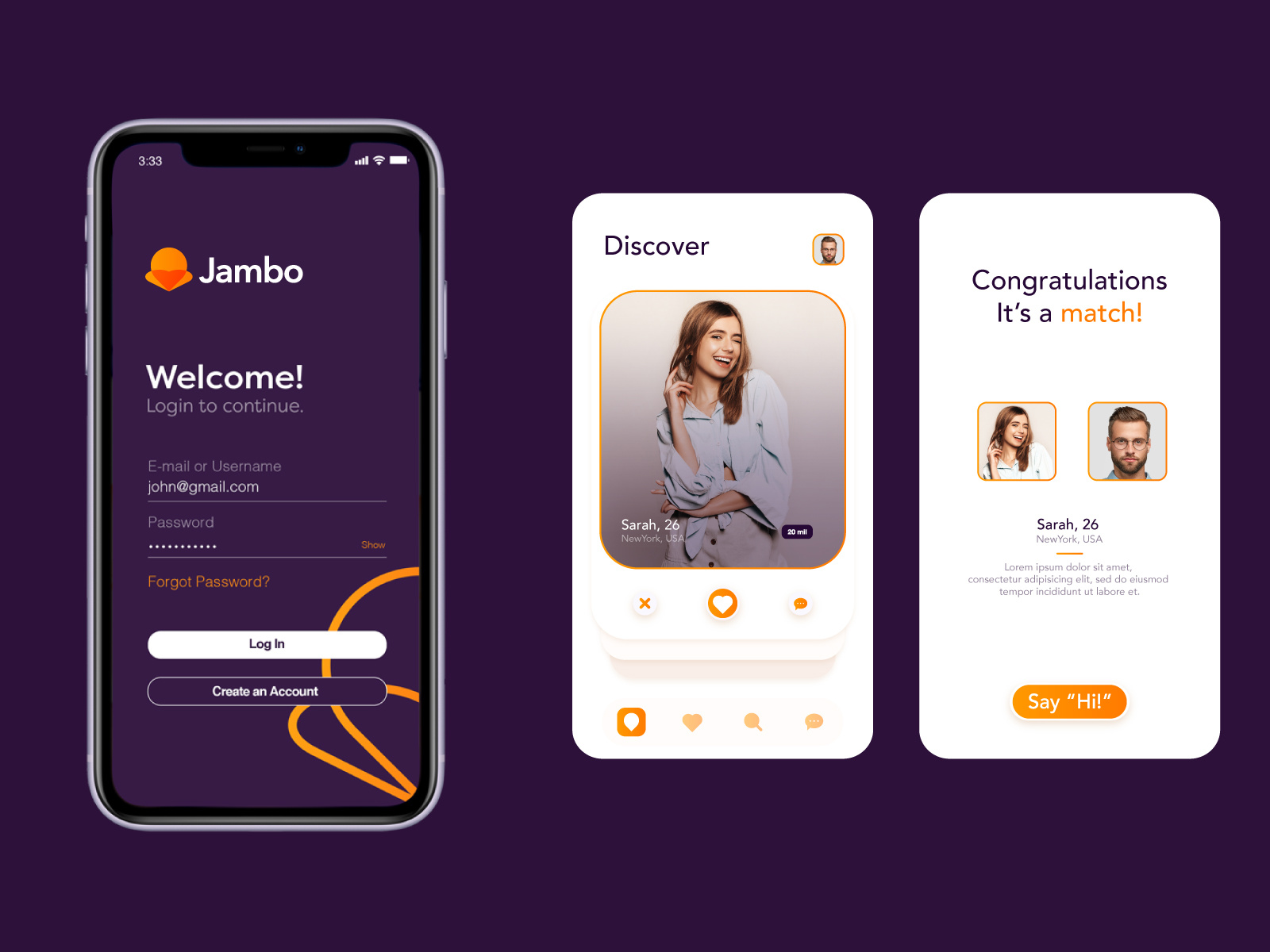 Jambo Logo Design by Elif Kameşoğlu on Dribbble