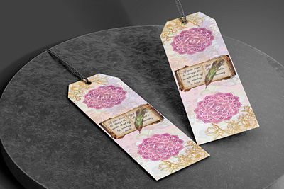 Book Mark Design bookmark branding design graphic design illustration logo negative space logo typography