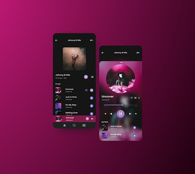 Music Player UI concept adobe xd daily ui 009 daiy ui challenge figma interaction design music player ui music ui photoshop ui ui design uiux ux ux design visual design