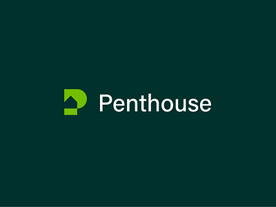 Penthouse - Brand identity architecture architecture studio brand branding business card design businesscard design designer environment friendly house logo identity logo mark p logo visual identity