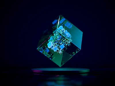 AI Data Cube Exploration 3d 3danimation abstract aftereffects ai animation c4d cube data design glassy illustration motion render ui ux vividmotion web