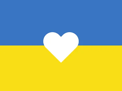Stay strong Ukraine! 💙💛 blue design designer flag humanity love support ui ukraine yellow