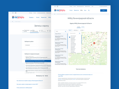 Russian gosuslugi website UI/UX gosuslugi mobile ui web