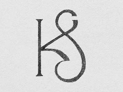 KS monogram design | rough sketch | minimal logo mark brand identity design branding branding design design designlogo graphic design illustrator ks monogram letter mark logo logo design logo designer logo mark logo sketch minimal logo monogram