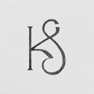 KS monogram design | rough sketch | minimal logo mark brand identity design branding branding design design designlogo graphic design illustrator ks monogram letter mark logo logo design logo designer logo mark logo sketch minimal logo monogram