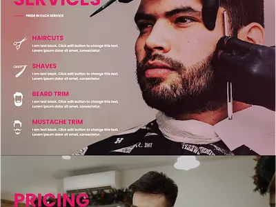 Barbers Website Design astra branding css design elementor html illustration javascript jquery logo php responsive sass ui uiux ux vector webdesign webdevelopment website