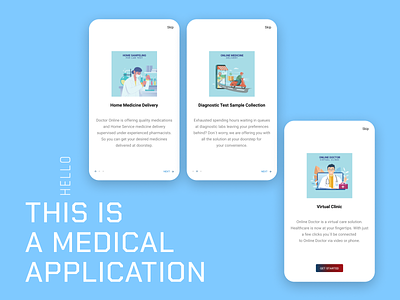 Medical App app design mobile app mobile design ui ux