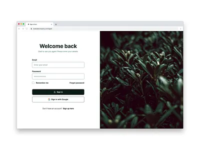 Sign In form dailyui design form signin ui website