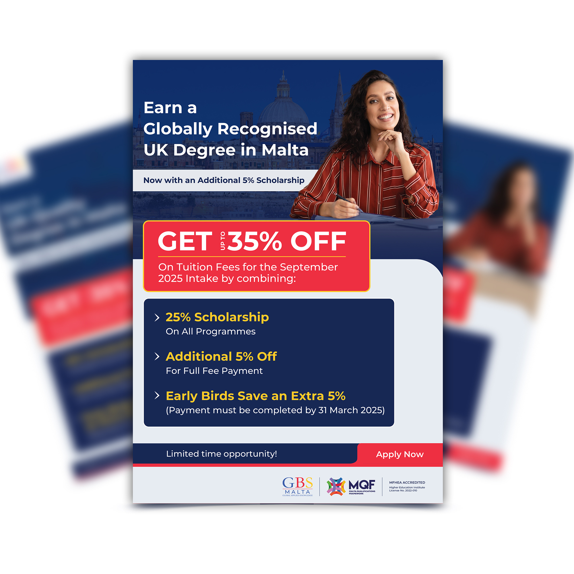 Example of Scholarship Flyer Design