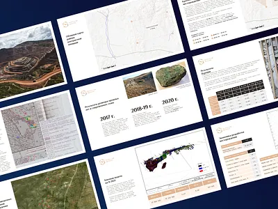 Website for investors, mining of solid ores brand book establashed international investor luxury mineria mining presentation style guide style sheet