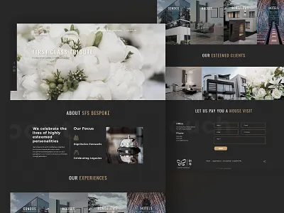 BESPOKE Landing Page Design landing landingpage webdesign website