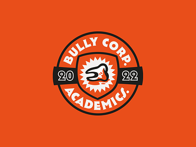 Bully Corp - Badge Design akuma akumabranding akumastudio american badge branding bully bullycorp design football illustration logo mascot sport sports teeth tooth