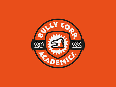 Bully Corp - Badge Design akuma akumabranding akumastudio american badge branding bully bullycorp design football illustration logo mascot sport sports teeth tooth