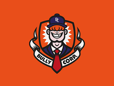 Bully Corp - Primary Logo akuma akumabranding akumastudio american badge branding bully bullycorp design football illustration logo mascot mascotdesign mascotlogo sport sports
