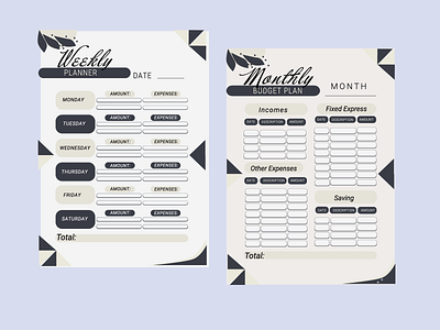 weekly and monthly planner mounthly planner scheduler weekly weekly budget