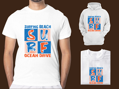 Surfing T-shirt Design graphic design vintage t shirt