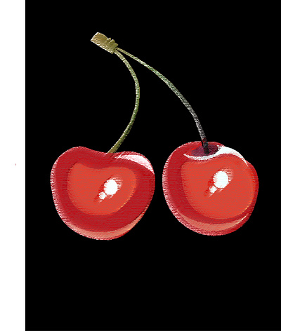 cherry graphic design illustration vector art vector illustration