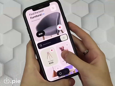 Furniture App - Prototype animation chair comfort design ecommerce eshop furniture ikea interaction interior interior design kitchen living room marketplace mobile app online store product design prototype sofa table