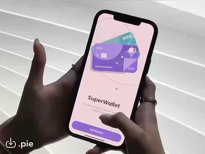 Super Wallet - Prototype animation banking blockchain coin credit card crypto currency exchange app finance app fintech interaction mobile app prototype startup token trading transaction ui ux wallet wallet app