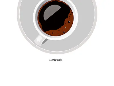 Digital coffee in Procreate cofee design digital digitalart illustration procreate