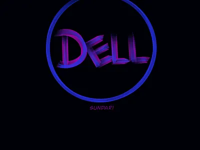 Dell - As classy as it is design englishlettering illustration lettering tamillettering tamiltypography typography ui