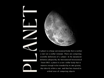 Planet | Wendys Sans Serif Font editorial