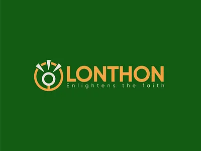 Lonthon branding design flat graphic design icon logo minimal typography vector
