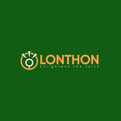 Lonthon branding design flat graphic design icon logo minimal typography vector