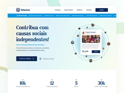 Tatarena.org app branding brasil carity design ladingpage logo ngo nonprofit ong plataform productdesign startup tatarena ui uidesign ux uxdesign webdesign website