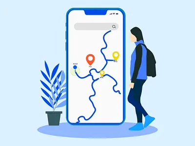Travel Illustration design illustration location track travel travel