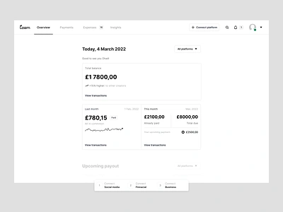 Loam/Credd - Wireframes explorations product ux wireframes wireframing