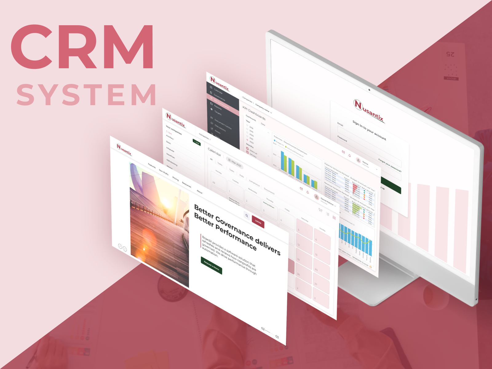 Design for a CRM system by ISTGroup on Dribbble