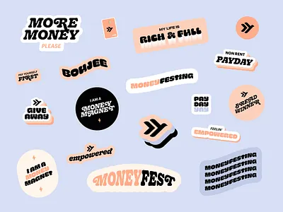 Empower Stickers for Instagram & Print animated icons animated stickers brand branding credit credit card digital stickers finance finance app fintech gif gif stickers giphy stickers instagram instagram stories lettering social media sticker stickers typography