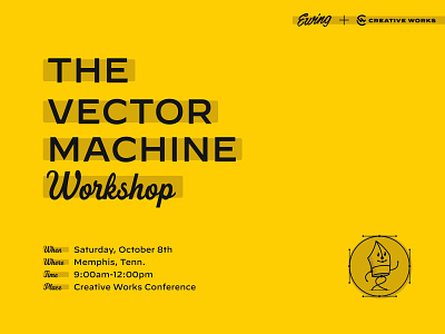 The Vector Machine @ Creative Works creative works handlettering handtype hashtaglettering lettering process vector vectormachine