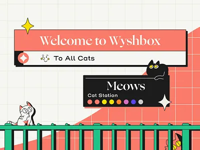 Illustration - Subway Sign cat cats city design digital digital cats direction graphic design illustration metro street sign subway subway sign