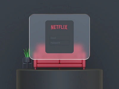 Netflix 3d 3dillustration branding c4d cinema4d design graphic design icon illustration logo minimalism mockup modelling moody motion graphics netflix screen tv tvseries ui