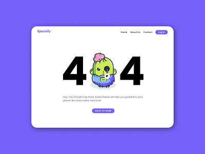 404 Page #DailyUI 404 404 page 404 page alignment branding design figma minimalist page simple typography ui uiux ux web website