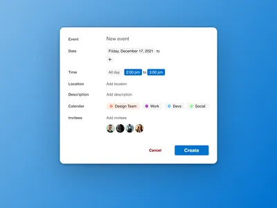 Task Management Dashboard - Calendar Modal design ui ux