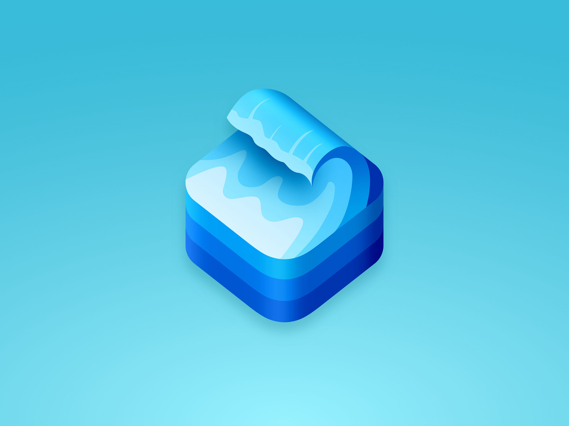 Wave Icon by Yannick Lung on Dribbble