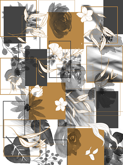 Floral Fantasy floral graphic design painting