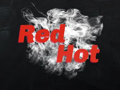 RED HOT branding design mug