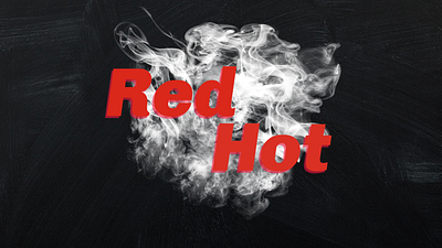 RED HOT branding design mug