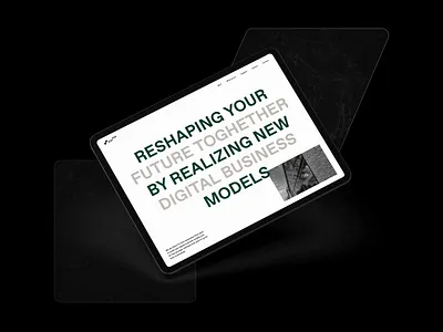 Bonana.com agency bonana branding company contact corporate digital exploration green grid innovation landing layout minimal studio typography ui ux webdesign